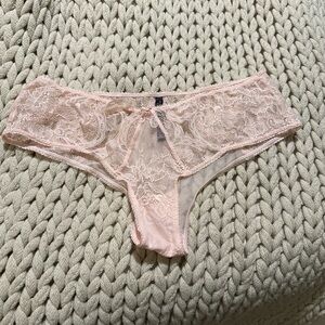 Victoria's Secret Lace Panties in Light Pink